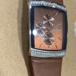 Skagen Women's 656LSLD Japan Quartz Movement Chronograph Watch